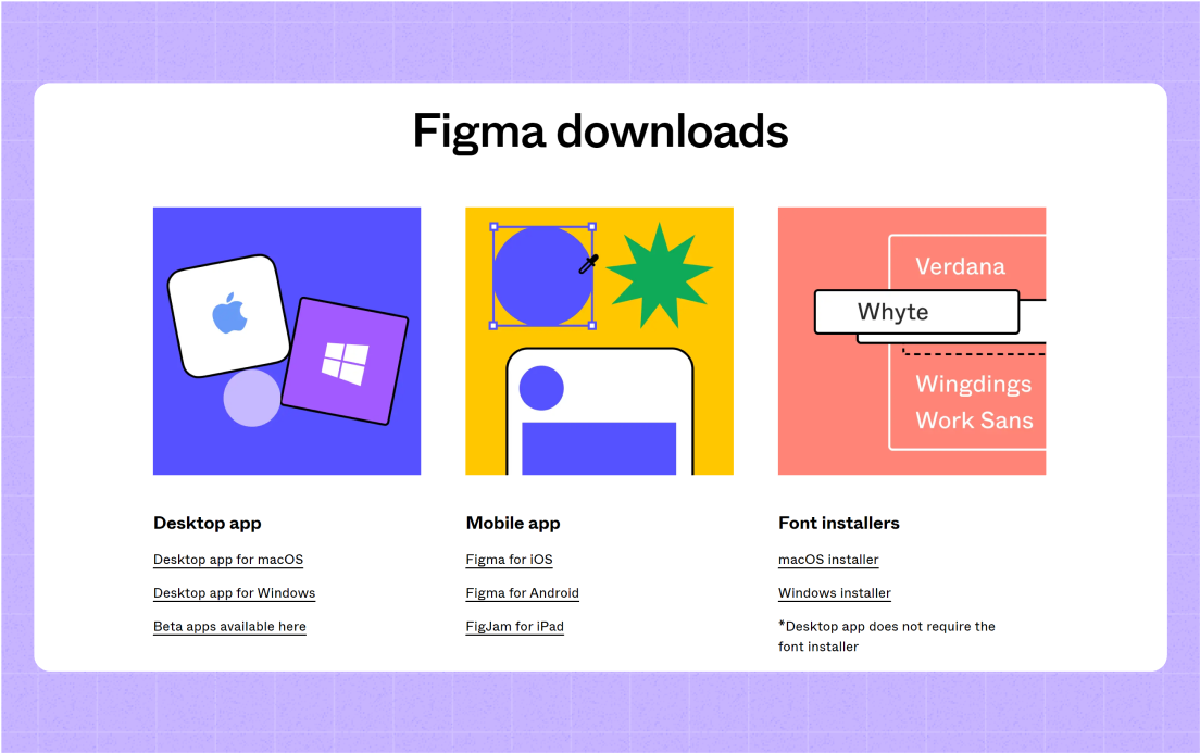 Figma - додаток для комп'ютера