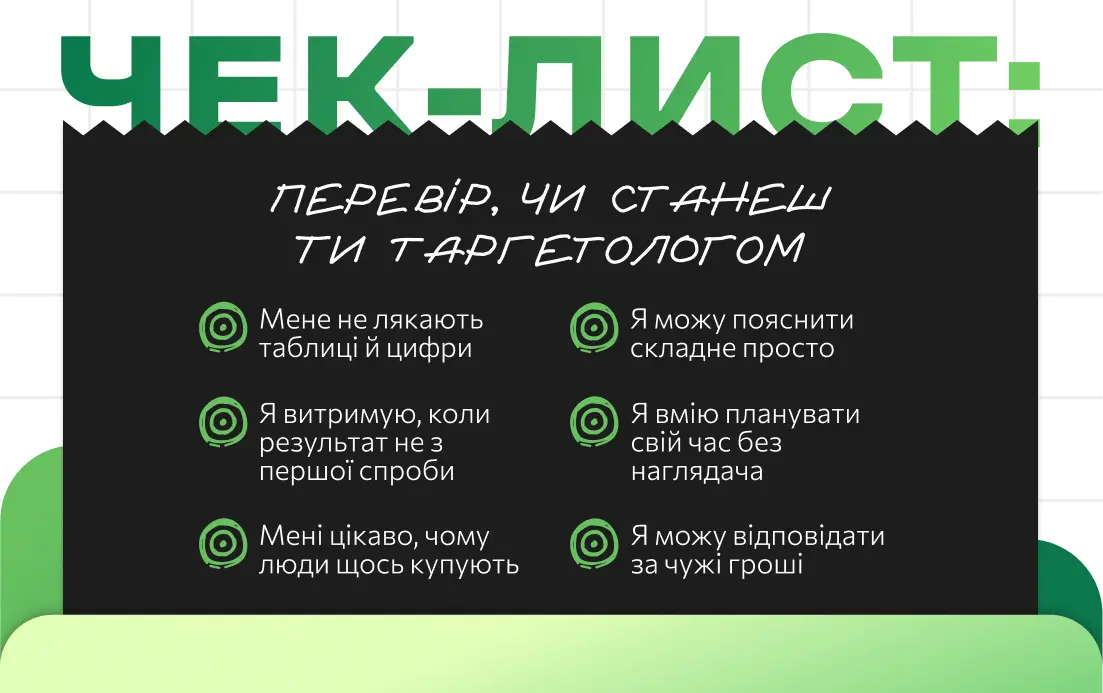 Чек лист таргетолога